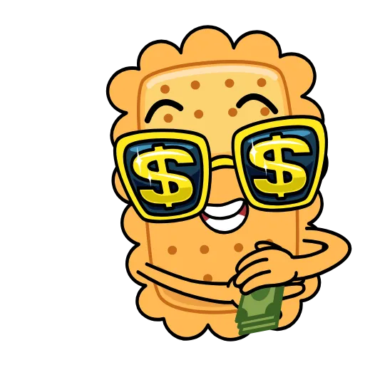 🤑 Стикер «Galleta» для Telegram