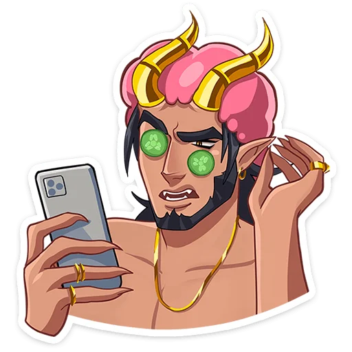 💆‍♂ Стикер «Галор без надписей» для Telegram
