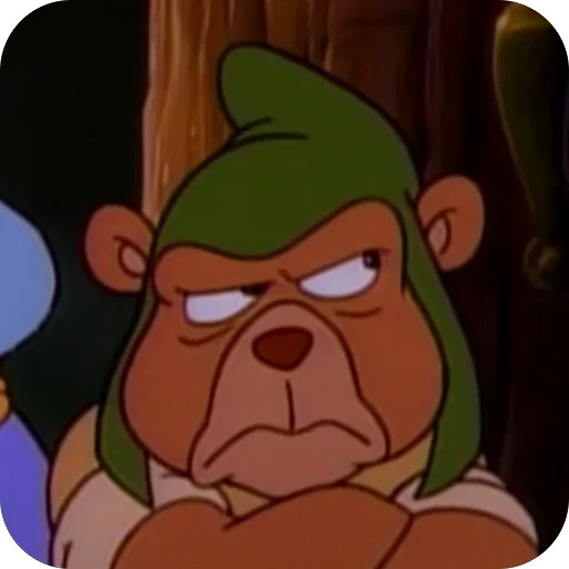 😒 Стикер «Disneys Adventures of the Gummi Bears» для Telegram