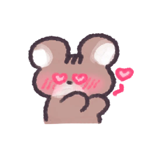 💞 Стикер «꒰ ; ꒱ ; ୧ ୨» для Telegram