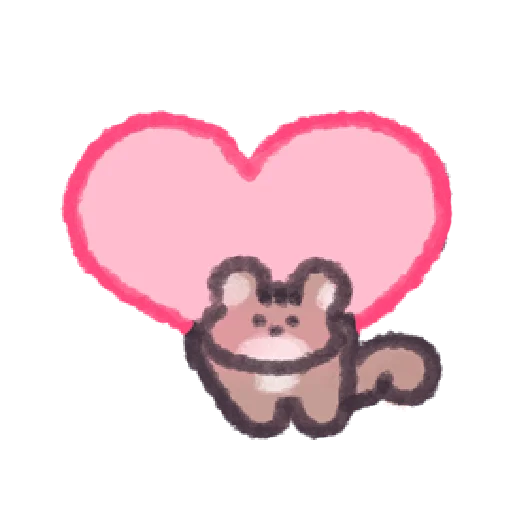 💗 Стикер «꒰ ; ꒱ ; ୧ ୨» для Telegram
