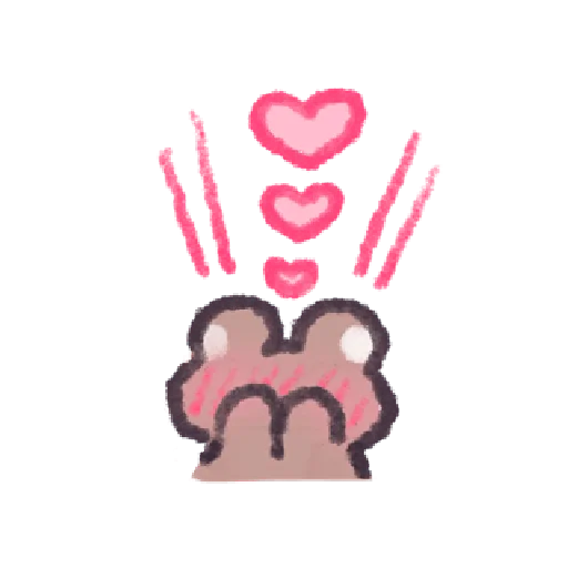 😳 Стикер «꒰ ; ꒱ ; ୧ ୨» для Telegram