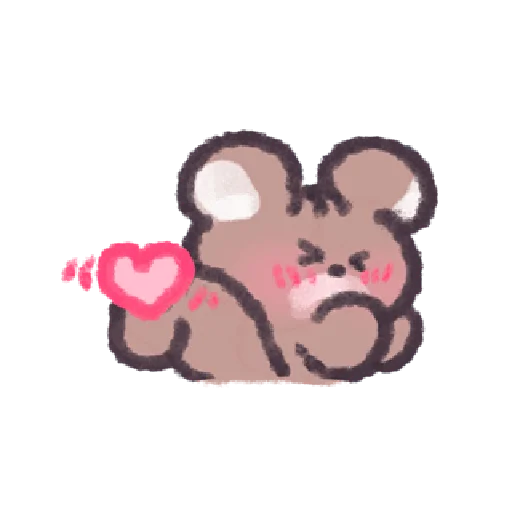 💞 Стикер «꒰ ; ꒱ ; ୧ ୨» для Telegram