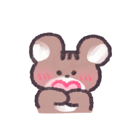 💞 Стикер «꒰ ; ꒱ ; ୧ ୨» для Telegram