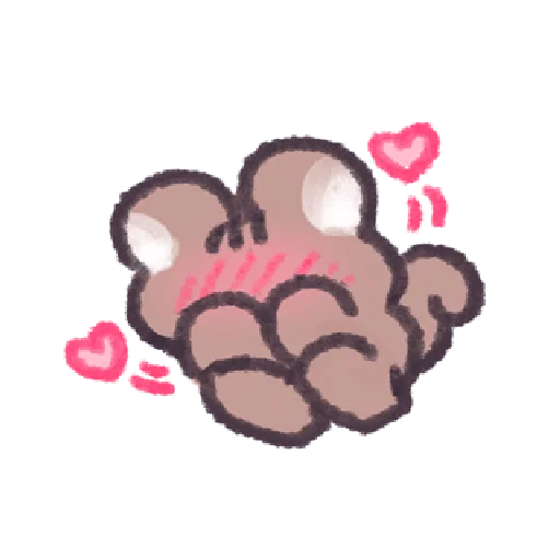 🥵 Стикер «꒰ ; ꒱ ; ୧ ୨» для Telegram