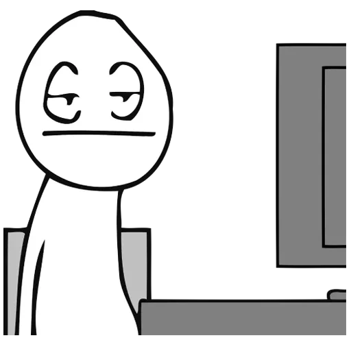 Стикерпак Guy Behind The Desk для Telegram — скачать