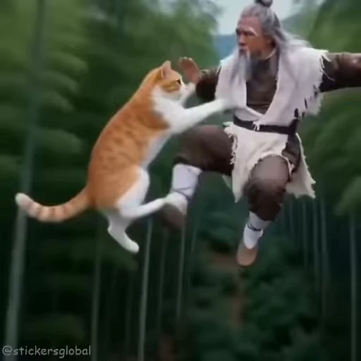 👊 Стикер «Kanji Cats» для Telegram