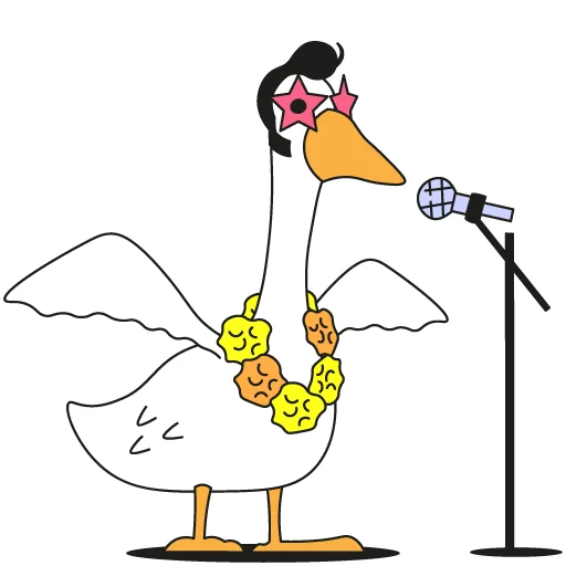 🎤 Стикер «Goose» для Telegram