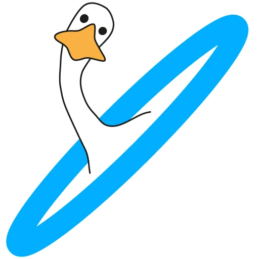 🛬 Стикер «Goose» для Telegram