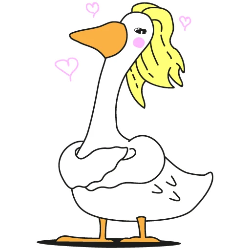 💕 Стикер «Goose» для Telegram