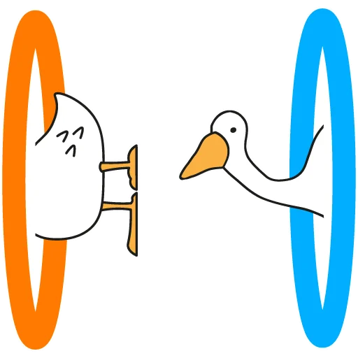 🛴 Стикер «Goose» для Telegram