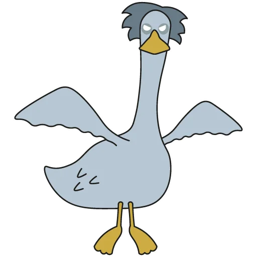 👻 Стикер «Goose» для Telegram