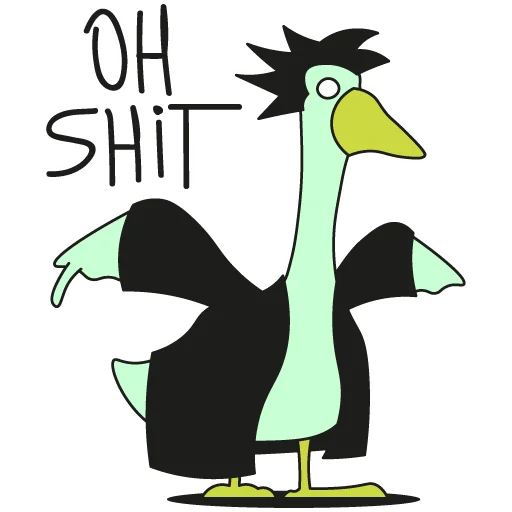 🤮 Стикер «Goose» для Telegram