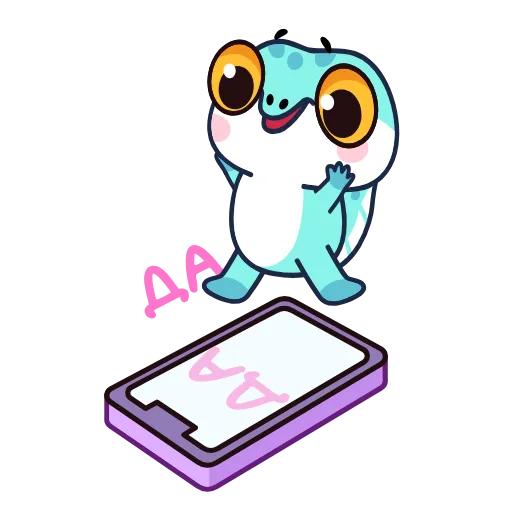 🤩 Стикер «Геккон» для Telegram