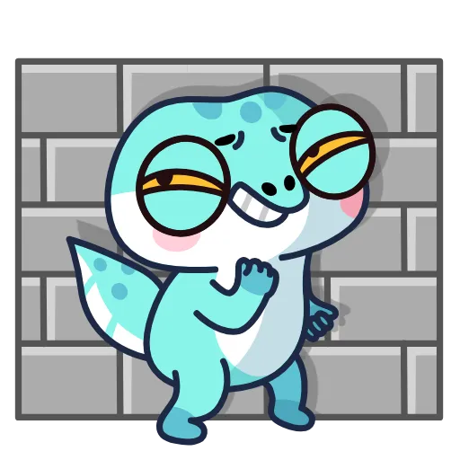 🤩 Стикер «Геккон» для Telegram