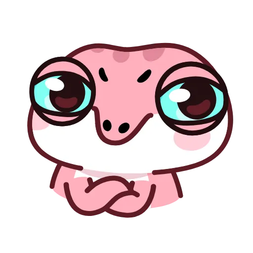🤩 Стикер «Геккон» для Telegram