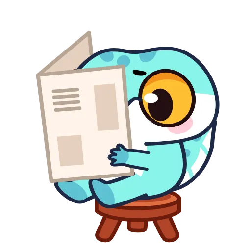 🤩 Стикер «Геккон» для Telegram