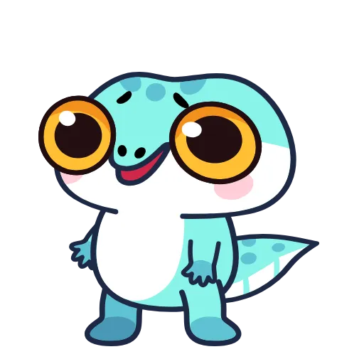 🤩 Стикер «Геккон» для Telegram