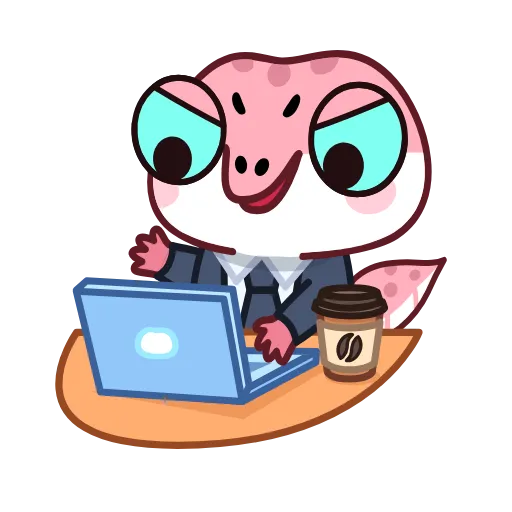 🤩 Стикер «Геккон» для Telegram