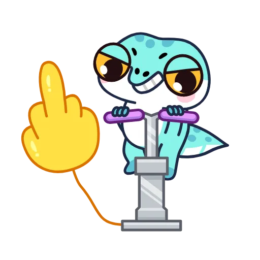 🤩 Эмодзи «Геккон» для Telegram