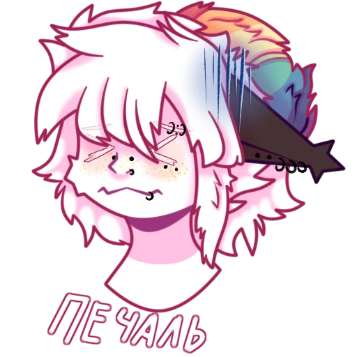 😣 Стикер «Алан и Айлин» для Telegram