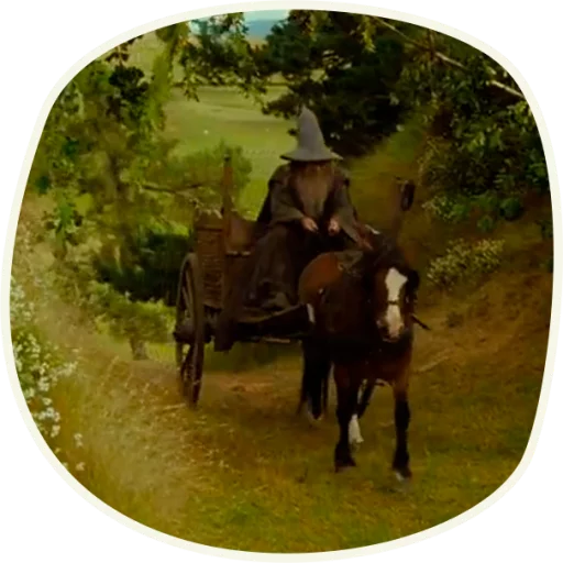 🚗 Стикер «⭕ Gandalf (first movie)» для Telegram