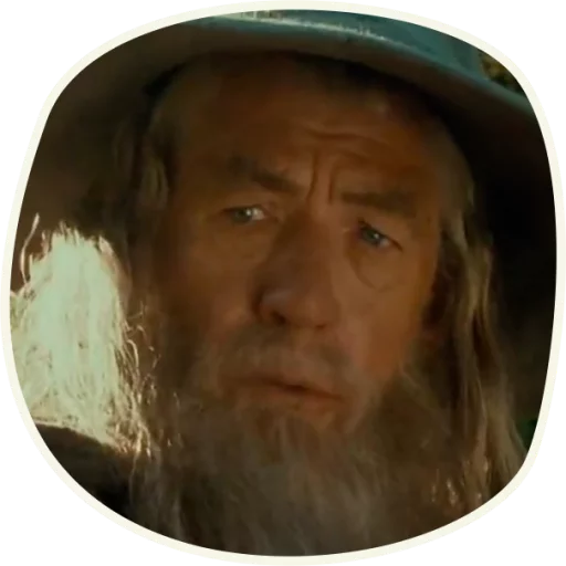 🤔 Стикер «⭕ Gandalf (first movie)» для Telegram