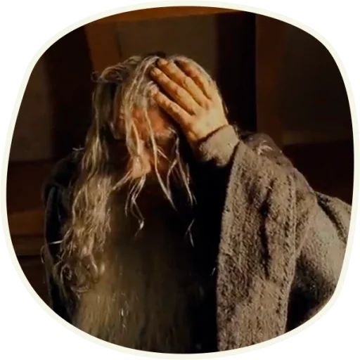 😫 Стикер «⭕ Gandalf (first movie)» для Telegram