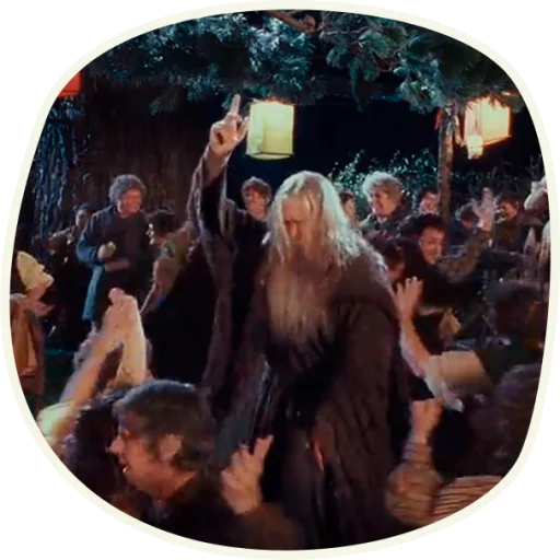 😎 Стикер «⭕ Gandalf (first movie)» для Telegram