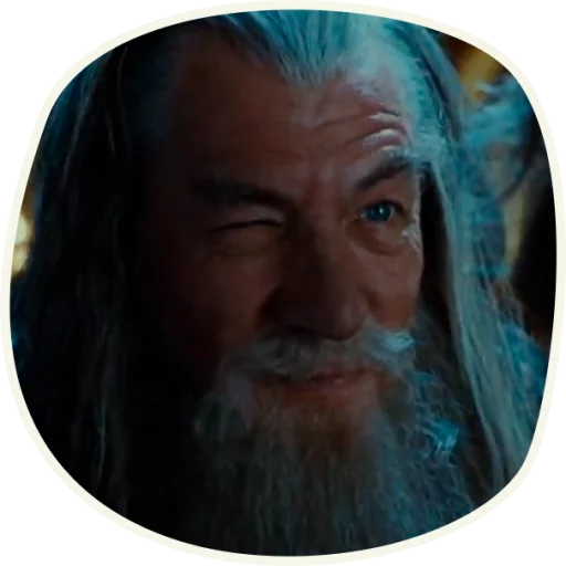 😜 Стикер «⭕ Gandalf (first movie)» для Telegram