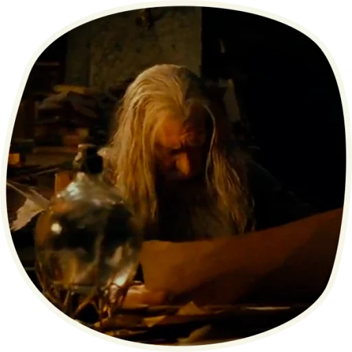 🥅 Стикер «⭕ Gandalf (first movie)» для Telegram