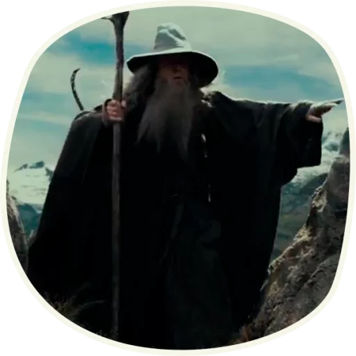 😎 Стикер «⭕ Gandalf (first movie)» для Telegram