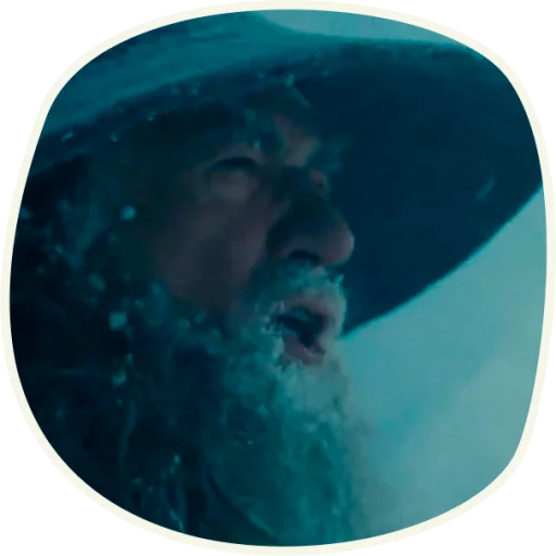 😱 Стикер «⭕ Gandalf (first movie)» для Telegram