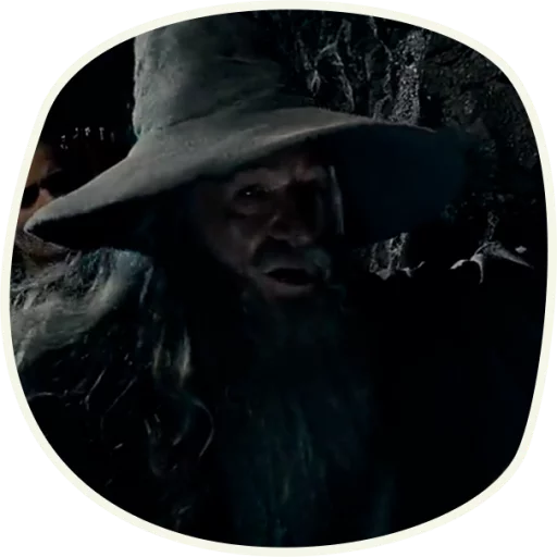 😨 Стикер «⭕ Gandalf (first movie)» для Telegram