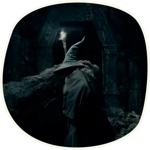 😓 Стикер «⭕ Gandalf (first movie)» для Telegram