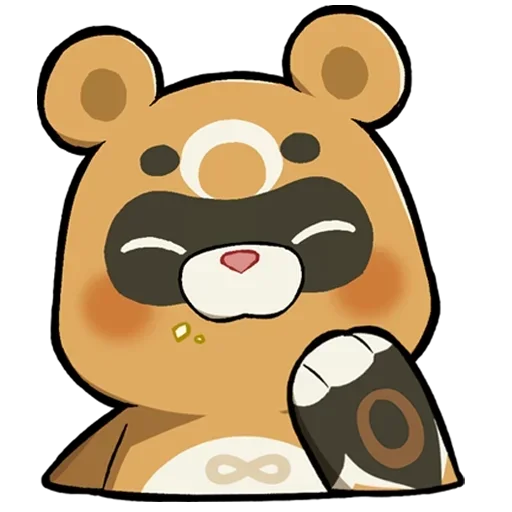 🐻 Стикер «Геншин Импакт» для Telegram