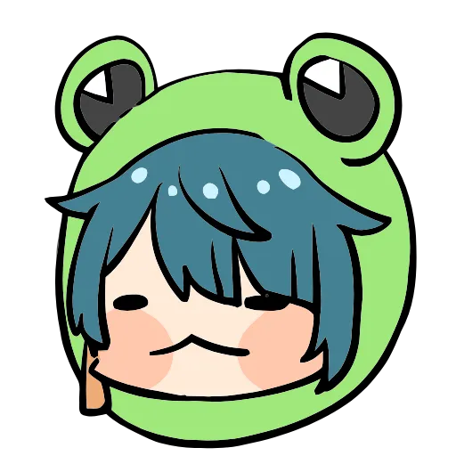 🐸 Эмодзи «Genshin Impact Frogs» для Telegram