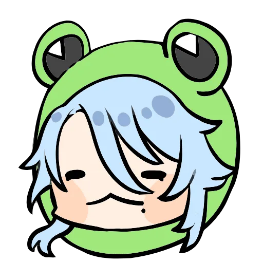 🐸 Эмодзи «Genshin Impact Frogs» для Telegram