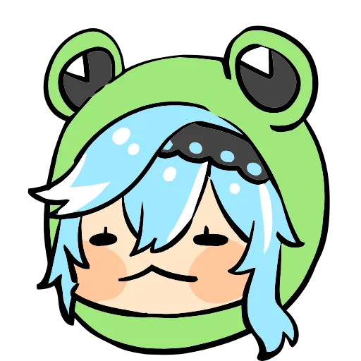 🐸 Эмодзи «Genshin Impact Frogs» для Telegram