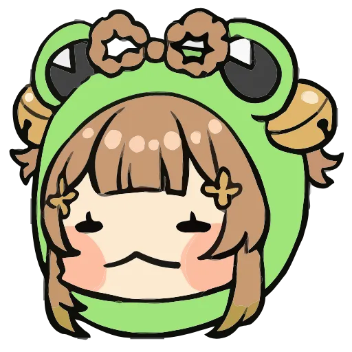 🐸 Эмодзи «Genshin Impact Frogs» для Telegram