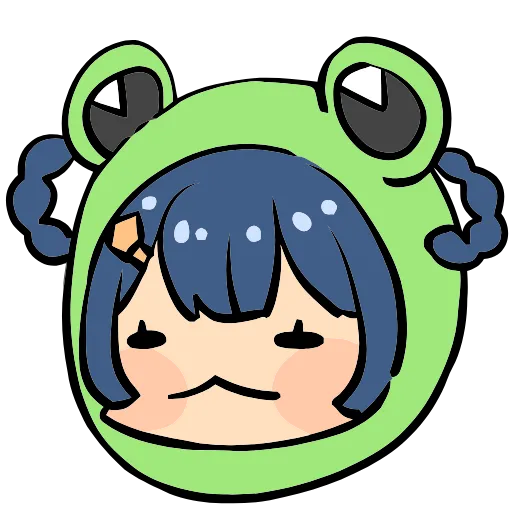 🐸 Эмодзи «Genshin Impact Frogs» для Telegram