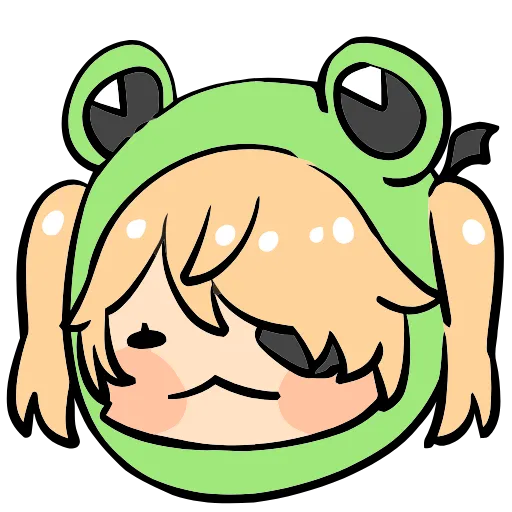 🐸 Эмодзи «Genshin Impact Frogs» для Telegram