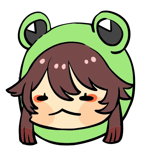 🐸 Эмодзи «Genshin Impact Frogs» для Telegram
