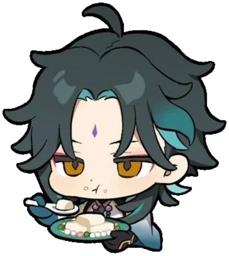 🍛 Стикер «Genshin Stickers 2» для Telegram