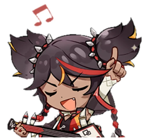 🎸 Стикер «Genshin Stickers 2» для Telegram