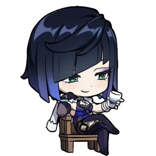 😋 Стикер «Chibi Impact» для Telegram