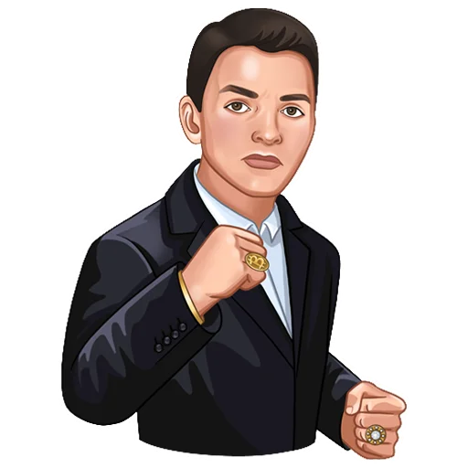 Стикерпак George GO для Telegram — скачать