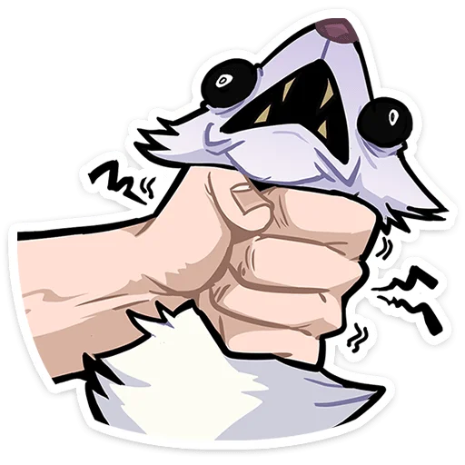 🤪 Стикер «Горностай Гера» для Telegram
