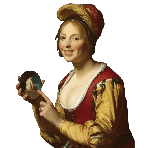 😄 Стикер «Smiling art Gerrit van Honthorst» для Telegram