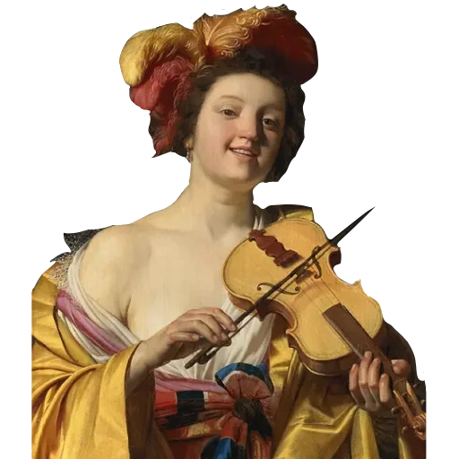 😄 Стикер «Smiling art Gerrit van Honthorst» для Telegram